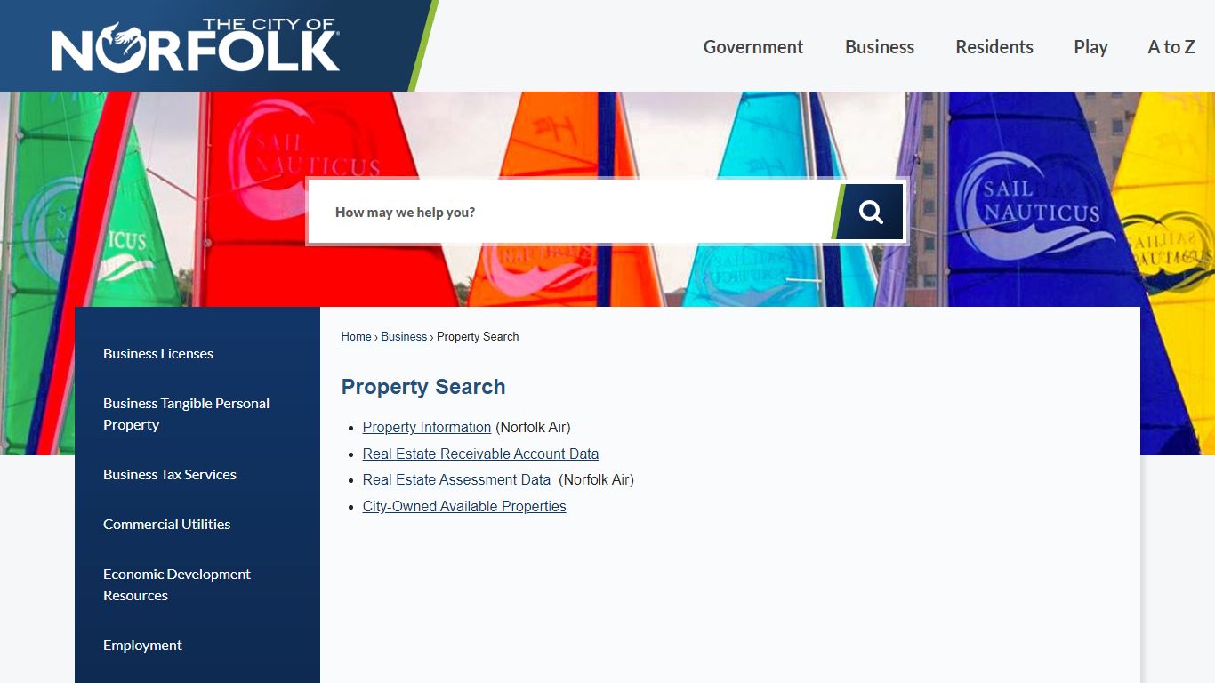 Property Search | City of Norfolk, Virginia - Official Website